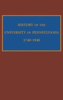 Cover History of the University of Pennsylvania, 1740-1940