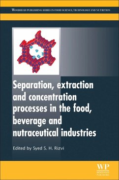 Separation, Extraction and Concentration Processes in the Food, Beverage and Nutraceutical Industries (eBook, ePUB)