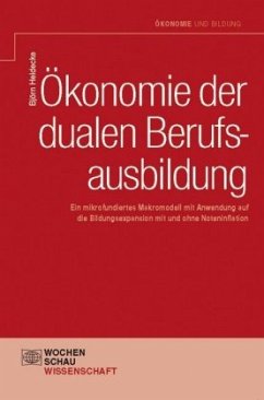 Cover Ökonomie der dualen Berufsausbildung