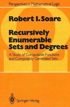 Recursively Enumerable Sets and Degrees - Soare, Robert I.