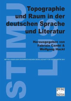 Cover Topographie und Raum in der deutschen Sprache und Literatur