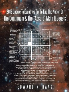 2013 Update to Esoptrics' Try to End the Notion of the Continuum & the Absurd Math It Begets - Haas, Edward N.