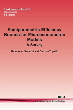 Semiparametric Efficiency Bounds for Microeconometric Models - Severini, Thomas A.; Tripathi, Gautam