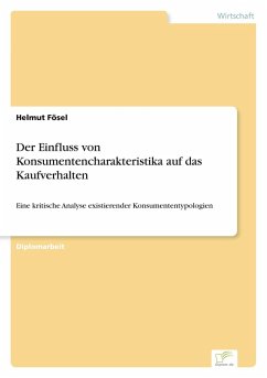 Cover Der Einfluss von Konsumentencharakteristika auf das Kaufverhalten