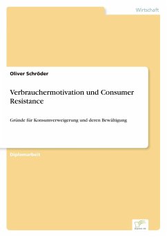 Verbrauchermotivation und Consumer Resistance - Schröder, Oliver