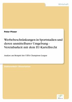 Werbebeschränkungen in Sportstadien und deren unmittelbarer Umgebung - Vereinbarkeit mit dem EU-Kartellrecht - Pinzer, Peter