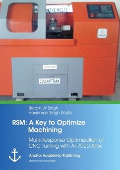 RSM: A Key to Optimize Machining: Multi-Response Optimization of CNC Turning with Al-7020 Alloy - Singh, Bikram Jit