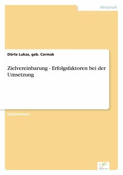 Cover Zielvereinbarung - Erfolgsfaktoren bei der Umsetzung