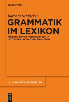 Grammatik im Lexikon - Schlücker, Barbara