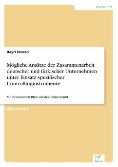 Mögliche Ansätze der Zusammenarbeit deutscher und türkischer Unternehmen unter Einsatz spezifischer Controllinginstrumente