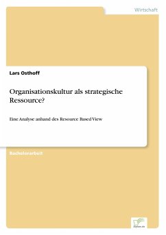 Organisationskultur als strategische Ressource?