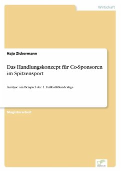 Das Handlungskonzept für Co-Sponsoren im Spitzensport - Zickermann, Hajo