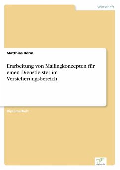 Erarbeitung von Mailingkonzepten für einen Dienstleister im Versicherungsbereich - Börm, Matthias