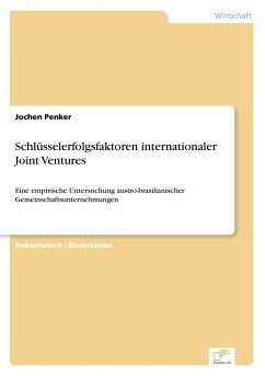 Schlüsselerfolgsfaktoren internationaler Joint Ventures - Penker, Jochen