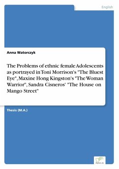 The Problems of ethnic female Adolescents as portrayed in Toni Morrison's &quote;The Bluest Eye&quote;, Maxine Hong Kingston's &quote;The Woman Warrior&quote;, Sandra Cisneros' &quote;The House on Mango Street&quote;
