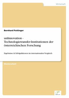 unInnovation - Technologietransfer-Institutionen der österreichischen Forschung