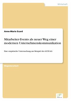 Mitarbeiter-Events als neuer Weg einer modernen Unternehmenskommunikation - Ecard, Anne-Marie