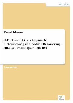 IFRS 3 und IAS 36 - Empirische Untersuchung zu Goodwill Bilanzierung und Goodwill Impairment Test