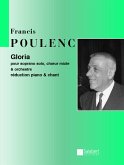 Gloria pour soprano, choeur mixte et orchestre reduction chant et piano (la)