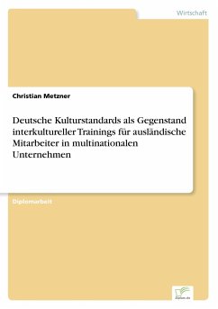 Deutsche Kulturstandards als Gegenstand interkultureller Trainings für ausländische Mitarbeiter in multinationalen Unternehmen - Metzner, Christian