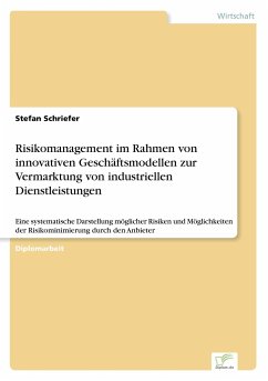 Risikomanagement im Rahmen von innovativen Geschäftsmodellen zur Vermarktung von industriellen Dienstleistungen