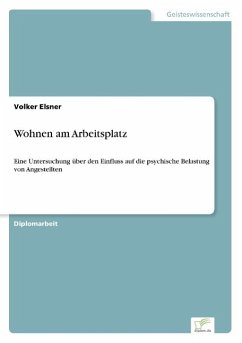 Wohnen am Arbeitsplatz - Elsner, Volker