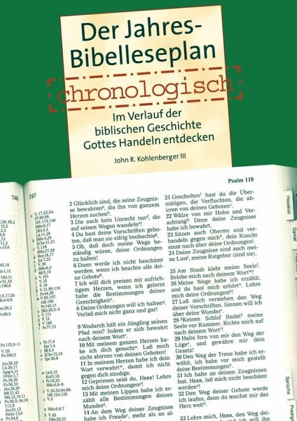 Der Jahres Bibelleseplan chronologisch (eBook, ePUB) Der Jahres Bibelleseplan chronologisch (eBook, ePUB)