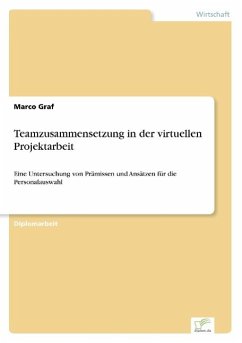 Teamzusammensetzung in der virtuellen Projektarbeit - Graf, Marco