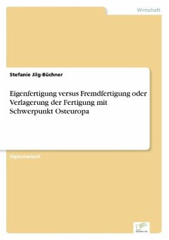 Eigenfertigung versus Fremdfertigung oder Verlagerung der Fertigung mit Schwerpunkt Osteuropa - Jilg-Büchner, Stefanie