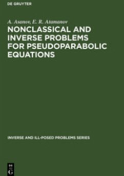 Nonclassical and Inverse Problems for Pseudoparabolic Equations - Asanov, A.;Atamanov, E. R.
