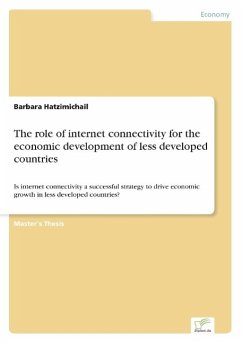 The role of internet connectivity for the economic development of less developed countries