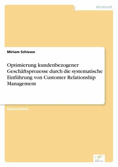 Optimierung kundenbezogener Geschäftsprozesse durch die systematische Einführung von Customer Relationship Management - Schiewe, Miriam