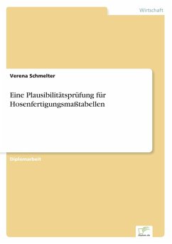 Cover Eine Plausibilitätsprüfung für Hosenfertigungsmaßtabellen