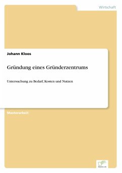 Cover Gründung eines Gründerzentrums
