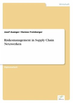 Risikomanagement in Supply Chain Netzwerken - Freinberger, Hannes;Asanger, Josef