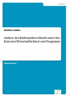 Analyse des Radiomarktes Islands unter den Kriterien Wirtschaftlichkeit und Programm - Köhler, Matthias