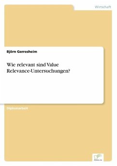 Wie relevant sind Value Relevance-Untersuchungen?
