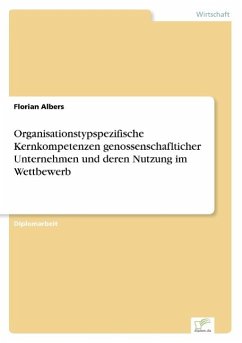 Organisationstypspezifische Kernkompetenzen genossenschaflticher Unternehmen und deren Nutzung im Wettbewerb - Albers, Florian