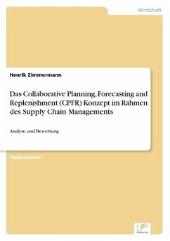 Das Collaborative Planning, Forecasting and Replenishment (CPFR) Konzeptim Rahmen des Supply Chain Managements - Zimmermann, Henrik