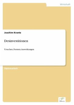 Desinvestitionen - Krantz, Joachim