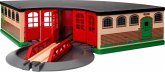 BRIO 337365 - Großer Ringlokschuppen BRIO 337365 - Großer Ringlokschuppen