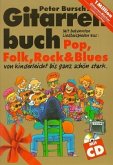 Mit bekannten Liedbeispielen aus Pop, Folk, Rock & Blues von kinderleicht bis ganz schön stark / Gitarrenbuch, 'Goldversion', m. CD-Audio 1