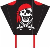 Invento 100092 - Pocket Sled Jolly Roger, Mini-Kinderdrachen