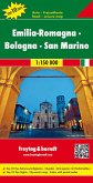 Freytag & Berndt Auto + Freizeitkarte Emilia-Romagna, Bologna, San Marino