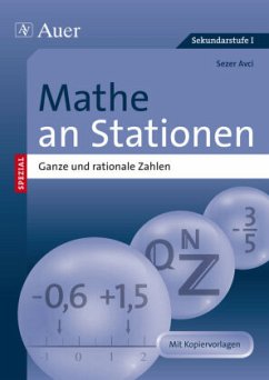 Cover Mathe an Stationen Ganze und rationale Zahlen