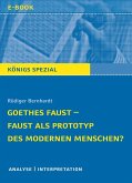 Goethes Faust - Faust als Prototyp des modernen Menschen? (eBook, ePUB)