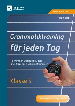 Grammatiktraining für jeden Tag Klasse 5 - Zeeb, Birgit