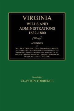 Virginia Wills and Administrations, 1632-1800