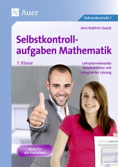 Selbstkontrollaufgaben Mathematik, 7. Klasse - Sueck, Ann-Kathrin