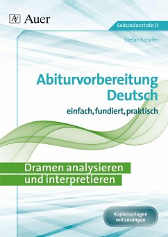 Dramen analysieren und interpretieren - Schäfer, Stefan
